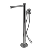 Tono Смеситель для ванны и душа однорычажный с магнитным держателем напольный хром