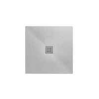 Slate Поддон 90x90x3 см Mineral Stone белый