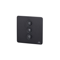 Touch&Feel Переключатель на 3 выхода черный