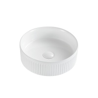 ZDC Раковина 36х36х13 см на столешницу белая