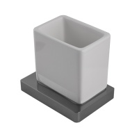 Lounge Стакан настенный титан