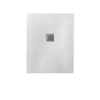 Flat Поддон 100х90x3 см Light Stone белый