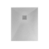 Slate Поддон 120х90х3 см Mineral Stone белый