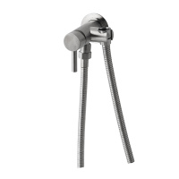 Project Line Наружная часть однорычажного смесителя для гигиенического душа полированная сталь