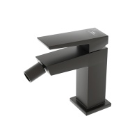 Square Смеситель для биде однорычажный черный матовый