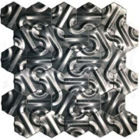 Stamping Aluminum 30x31,3x0,6 (Titanium)