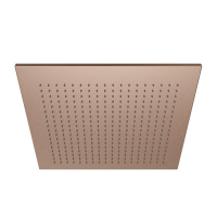 Neptune Slim Square Верхний душ 29,5х29,5 см c шаровым соединением медь брашированная