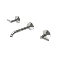 Lignage Смеситель для раковины cкрытого монтажа на 3 отверстия хром