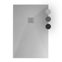 Slate Поддон 130х90х3 см Mineral Stone черный