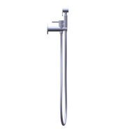 Hygienic showers Комплект гигиенического душа 1 функция со смесителем круглый шланг 120 см розовое золото