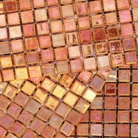 31,6x31,6 Metalica Bronce 2,5x2,5