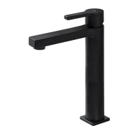 Urban Смеситель для раковины с высоким изливом однорычажный черный