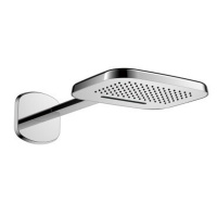 Верхний душ 25,5х21 см настенный 2 функции (дождь,каскад) Air-Mix easy clean хром