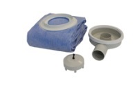 Система гидроизоляции 150x225 см  с отдельным сифоном 0,5л/с