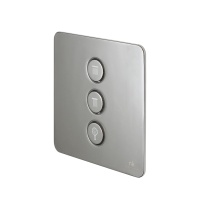 Touch&Feel Переключатель на 3 выхода хром