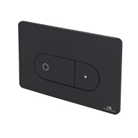 Smart Line Oval Кнопка смыва двойная черная