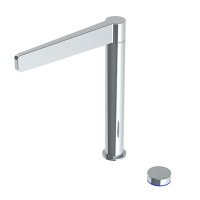 Pure Line Смеситель для кухни электронный с кнопкой управления поворачивающийся излив хром