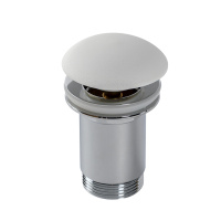 Slender Донный клапан (кнопка-клик) без перелива цвет Сarrara Marble