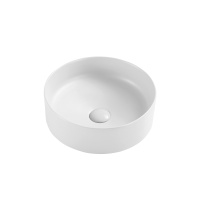 ZDC Раковина 37,5х37,5х14 см на столешницу белая