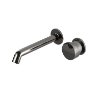 Tono Наружная часть однорычажного смесителя для раковины скрытого монтажа круглая титан