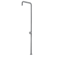 Round Inox Душевая стойка 228x11x57,4 см напольная нержавеющая сталь