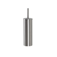 Round Inox Держатель ерша для унитаза напольный и настенный полированная сталь
