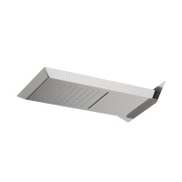 Oxo Верхний душ 52,9x25,7 см с функцией каскада и дождя нержавеющая сталь