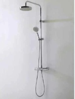 Smart Душевая колонна 110х28,7х40 см с термостатическим смесителем и ручным душем хром