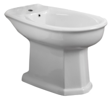 Imagine Биде напольное на 1 отверстие под смеситель с креплениями белое