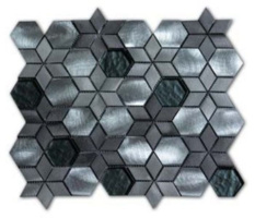 Glass Aluminum 34,5x29,8x0,6 (Titanium)