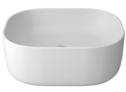 Unique B812 Раковина 52x38х24 см Krion 1100 ON TOP на столешницу белая