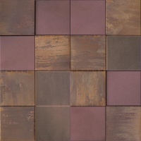 Metal Bronze 3D Cubes 30x30x0,7/1,1